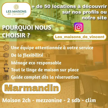 Marmandin - Clim - Proche Arenes Holiday home *